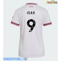 Camisa de time de futebol Liverpool Alexander Isak #9 Replicas 2º Equipamento Feminina 2026-27 Manga Curta